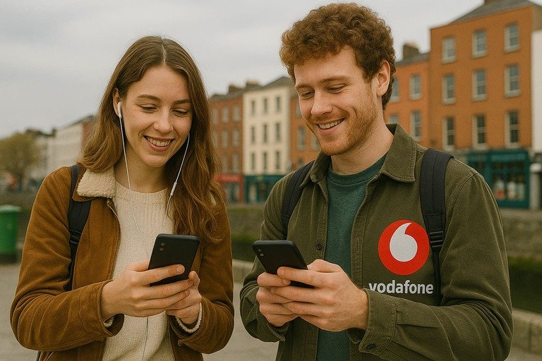 Móvil vodafone Irlanda