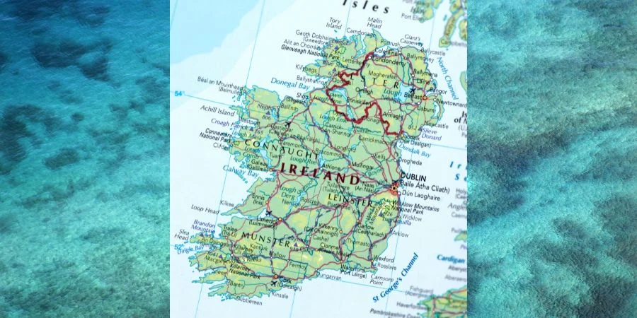 Mapas de Irlanda físico