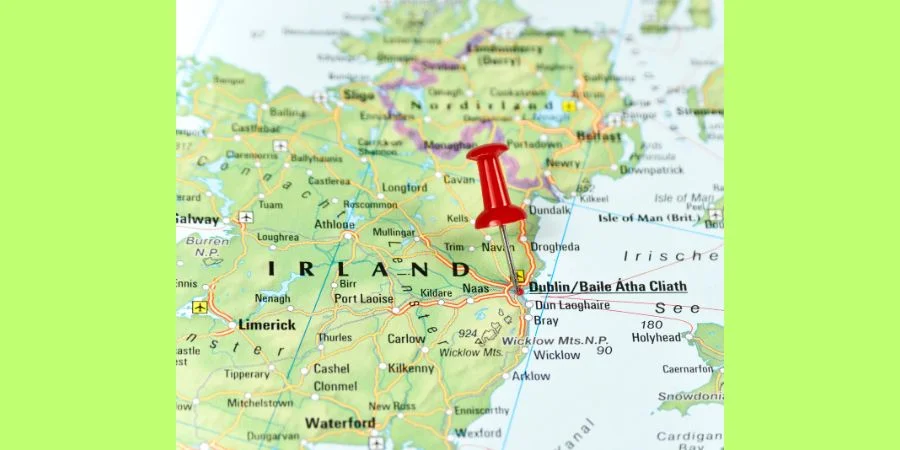 Mapas de Irlanda geográfico
